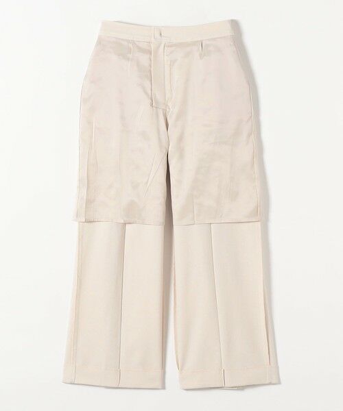 SHIPS / シップス その他パンツ | quaranciel: フラップ デザイン センター シーム セミ ワイド パンツ（セットアップ対応） | 詳細14