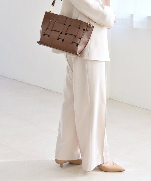 SHIPS / シップス その他パンツ | quaranciel: フラップ デザイン センター シーム セミ ワイド パンツ（セットアップ対応） | 詳細5