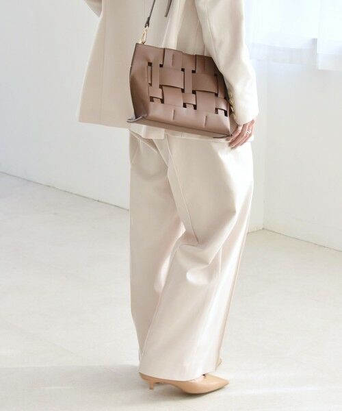 SHIPS / シップス その他パンツ | quaranciel: フラップ デザイン センター シーム セミ ワイド パンツ（セットアップ対応） | 詳細6