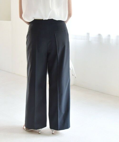 SHIPS / シップス その他パンツ | quaranciel: フラップ デザイン センター シーム セミ ワイド パンツ（セットアップ対応） | 詳細21