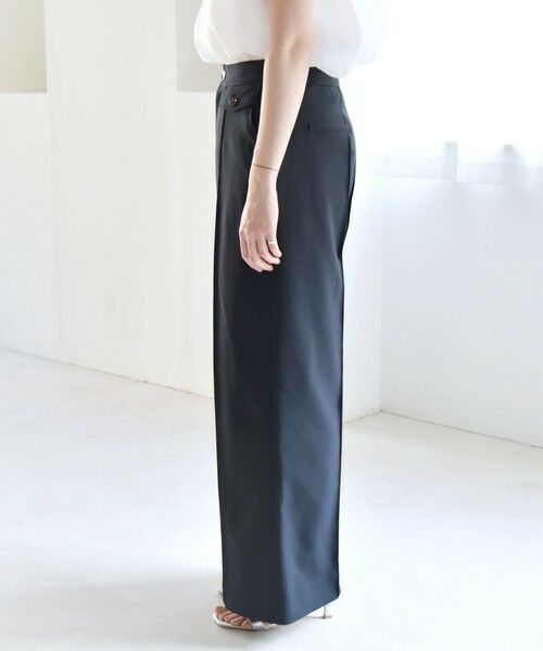 SHIPS / シップス その他パンツ | quaranciel: フラップ デザイン センター シーム セミ ワイド パンツ（セットアップ対応） | 詳細27