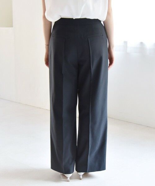 SHIPS / シップス その他パンツ | quaranciel: フラップ デザイン センター シーム セミ ワイド パンツ（セットアップ対応） | 詳細28