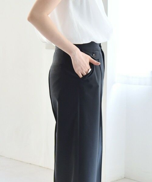 SHIPS / シップス その他パンツ | quaranciel: フラップ デザイン センター シーム セミ ワイド パンツ（セットアップ対応） | 詳細29