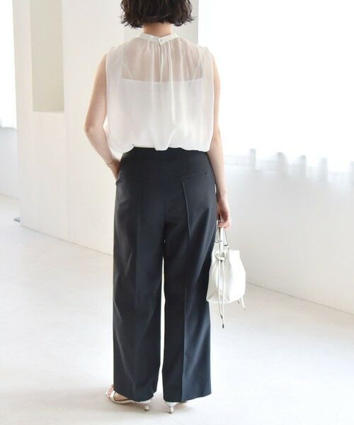 SHIPS / シップス その他パンツ | quaranciel: フラップ デザイン センター シーム セミ ワイド パンツ（セットアップ対応） | 詳細18