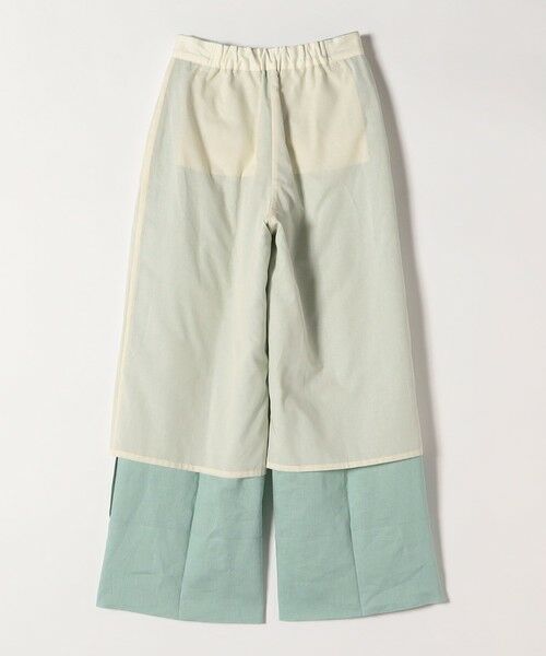 SHIPS / シップス スラックス・ドレスパンツ | quaranciel:〈洗濯機可能〉リネン ミックス ワイド タック イージー パンツ | 詳細27