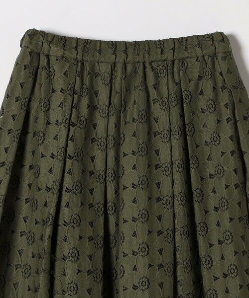 SHIPS / シップス ミニ・ひざ丈スカート | quaranciel:〈手洗い可能〉フラワー レース ランダム タック スカート | 詳細26