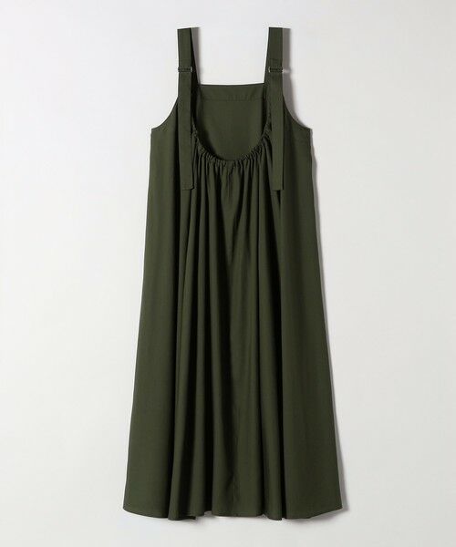 SHIPS / シップス ロング・マキシ丈ワンピース | quaranciel:〈手洗い可能〉バックオープン ギャザー フレア ジャンパー スカート | 詳細27