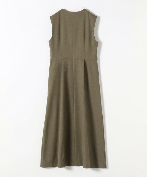 SHIPS / シップス ロング・マキシ丈ワンピース | quaranciel: Vカラー ロング ジレ ワンピース | 詳細9