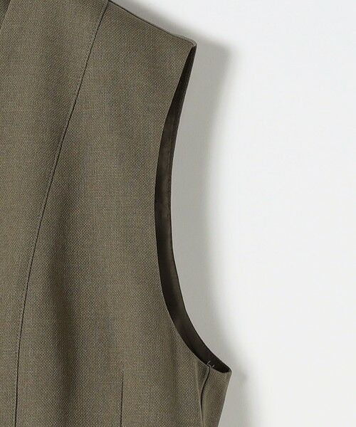 SHIPS / シップス ロング・マキシ丈ワンピース | quaranciel: Vカラー ロング ジレ ワンピース | 詳細11