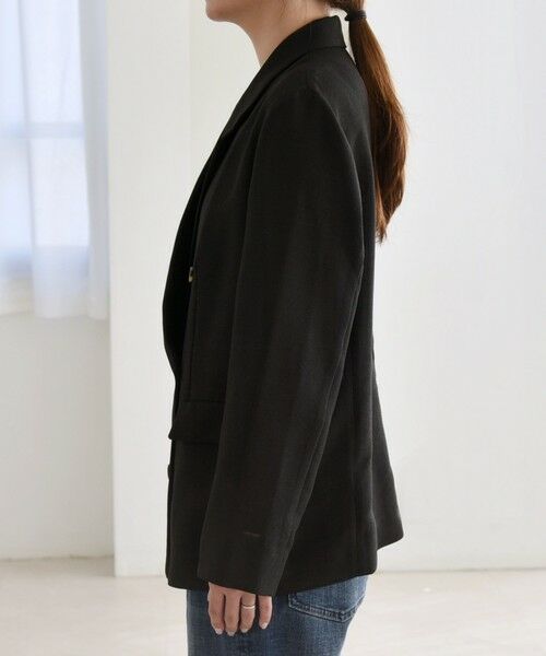 SHIPS / シップス テーラードジャケット | quaranciel:〈手洗い可能〉メッシュ ダブルブレスト テーラード ジャケット | 詳細17