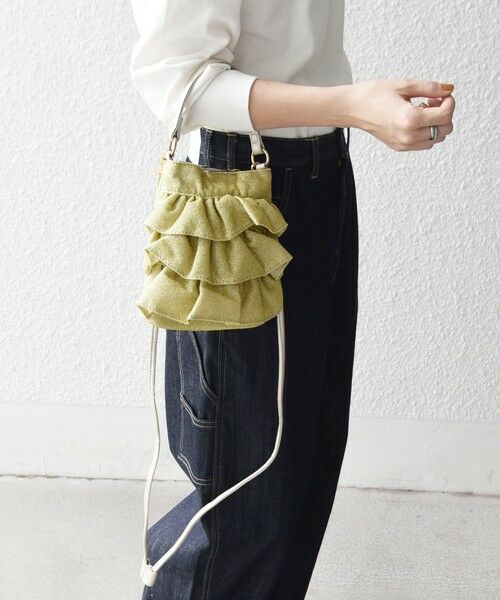 SHIPS / シップス ショルダーバッグ | SHIPS any: ラメ フリル ミニ ショルダー バッグ | 詳細20