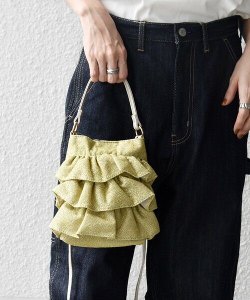 SHIPS / シップス ショルダーバッグ | SHIPS any: ラメ フリル ミニ ショルダー バッグ | 詳細18