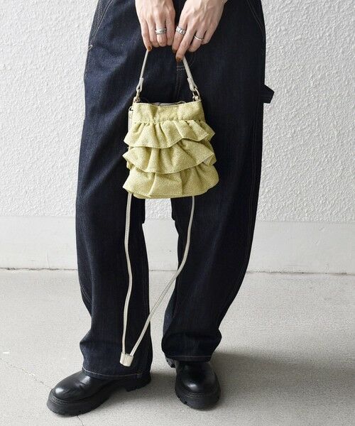 SHIPS / シップス ショルダーバッグ | SHIPS any: ラメ フリル ミニ ショルダー バッグ | 詳細19