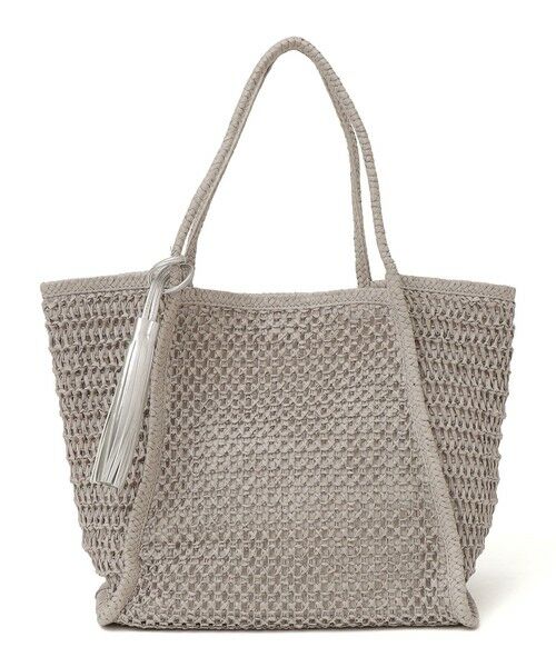 SHIPS / シップス トートバッグ | 《一部追加予約》SHIPS any: タッセル 透かし編み ペーパー トート バッグ | 詳細4