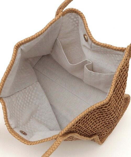 SHIPS / シップス トートバッグ | SHIPS any: タッセル 透かし編み ペーパー トート バッグ | 詳細9