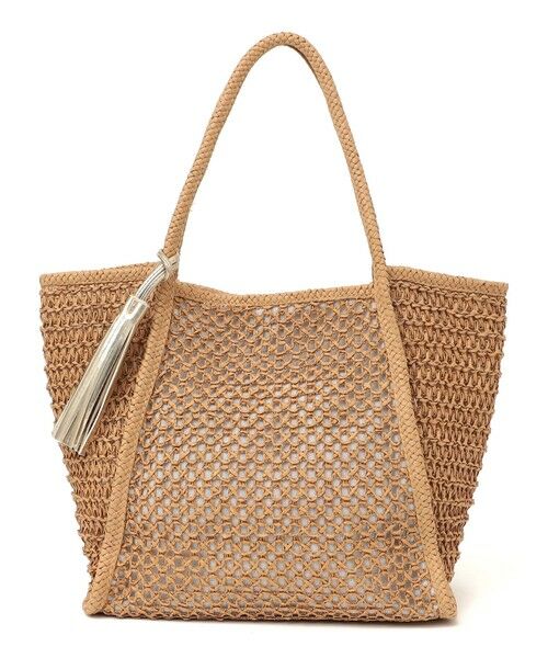 SHIPS / シップス トートバッグ | 《一部追加予約》SHIPS any: タッセル 透かし編み ペーパー トート バッグ | 詳細9