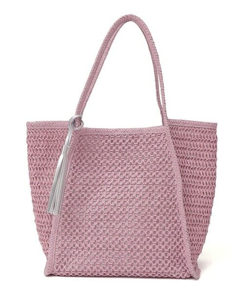 SHIPS / シップス トートバッグ | 《一部追加予約》SHIPS any: タッセル 透かし編み ペーパー トート バッグ | 詳細26