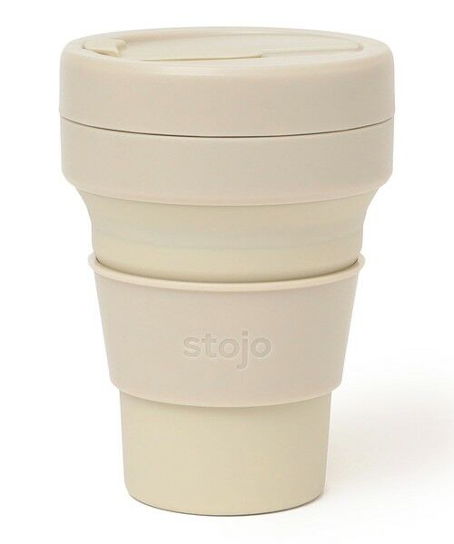 SHIPS for women/シップスウィメン stojo: 折りたたみ式 ポケット カップ ナチュラル ONE SIZE SHIPS for women/シップスウィメン stojo: 折りたたみ式 ポケット カップ ナチュラル ONE SIZE