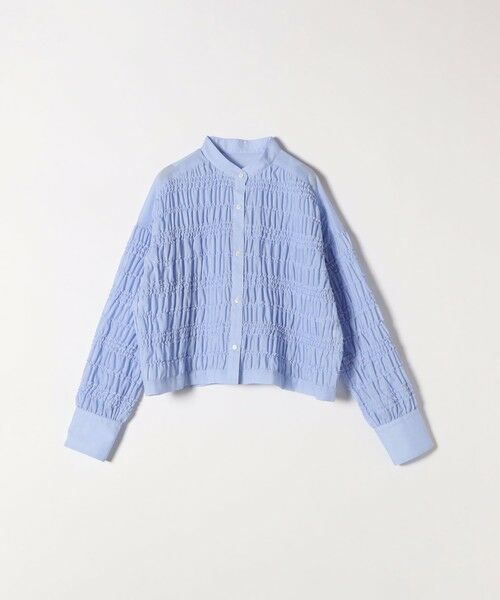 SHIPS / シップス シャツ・ブラウス | SHIPS any:〈洗濯機可能〉シアー シャーリング プチフリル バンドカラー シャツ | 詳細15