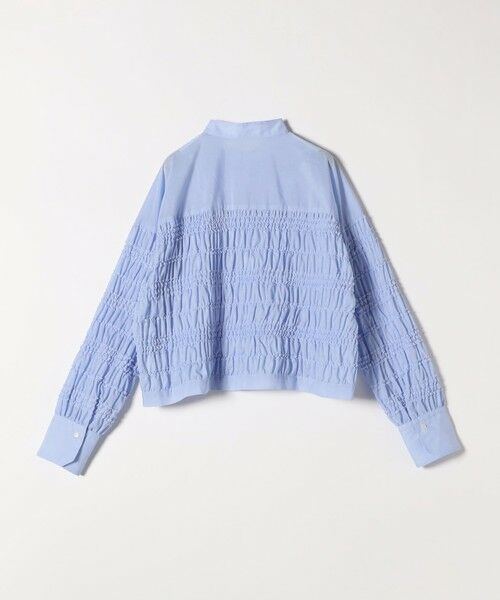 SHIPS / シップス シャツ・ブラウス | SHIPS any:〈洗濯機可能〉シアー シャーリング プチフリル バンドカラー シャツ | 詳細19