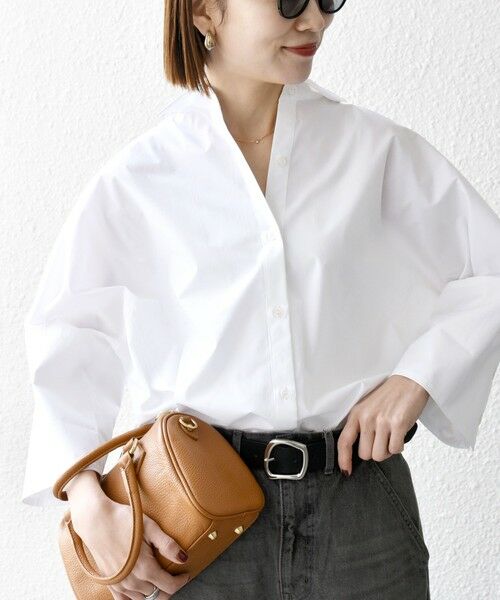 SHIPS for women / シップスウィメン SHIPS any:〈洗濯機可能〉タイプライター ドルマン ビッグ シャツ SHIPS any:〈洗濯機可能〉タイプライター ドルマン ビッグ