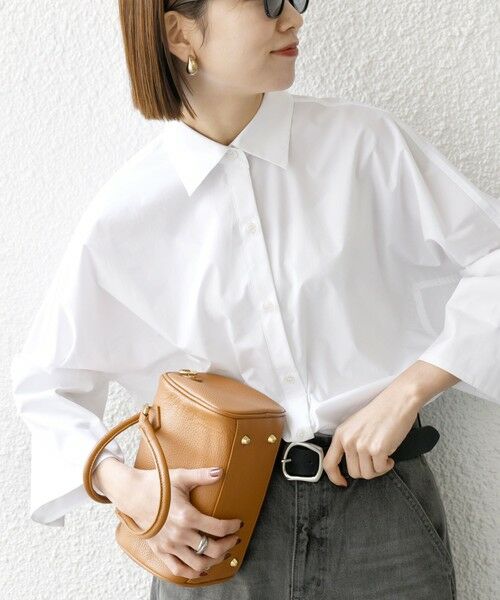 SHIPS / シップス シャツ・ブラウス | SHIPS any:〈洗濯機可能〉タイプライター ドルマン ビッグ シャツ | 詳細9