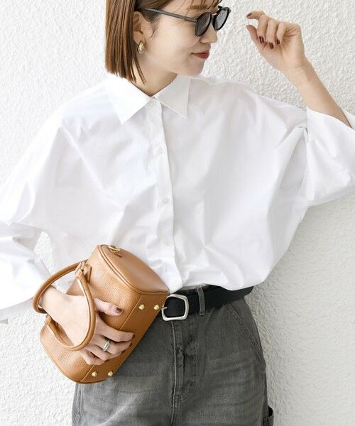 SHIPS for women/シップスウィメン SHIPS any:〈洗濯機可能〉タイプライター ドルマン ビッグ シャツ ホワイト ONE SIZE SHIPS for women/シップスウィメン SHIPS any:〈洗濯機可能〉タイプライター ドルマン ビッグ シャツ ホワイト ONE SIZE