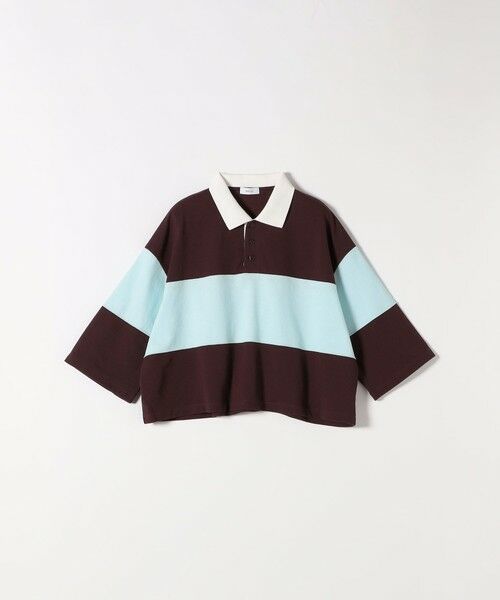 SHIPS / シップス ポロシャツ | SHIPS any:〈洗濯機可能〉カノコ ワイドボーダー クロップド ポロシャツ | 詳細9
