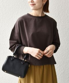 SHIPS / シップス カットソー | 《一部追加予約》SHIPS any:〈洗濯機可能〉インレイ ロングスリーブ コンパクト プルオーバー