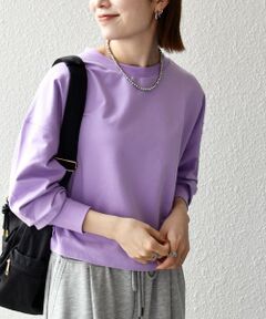 SHIPS / シップス カットソー | 《一部追加予約》SHIPS any:〈洗濯機可能〉インレイ ロングスリーブ コンパクト プルオーバー