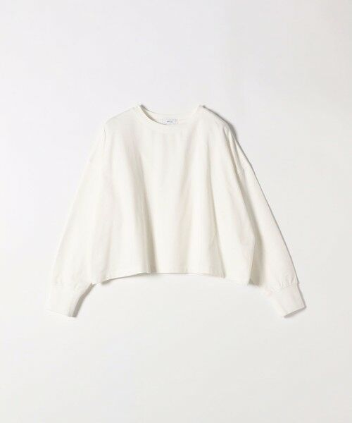SHIPS / シップス カットソー | 《一部追加予約》SHIPS any:〈洗濯機可能〉インレイ ロングスリーブ コンパクト プルオーバー | 詳細10