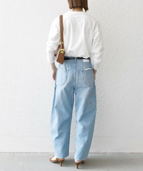 SHIPS / シップス Tシャツ | 【SHIPS any別注】MONMIMI:〈洗濯機可能〉ロゴ プリント ロンTEE 25SS | 詳細2