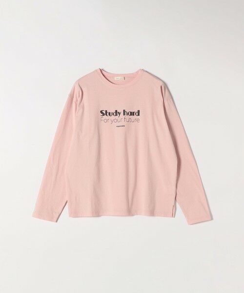 SHIPS / シップス Tシャツ | 【SHIPS any別注】MONMIMI:〈洗濯機可能〉ロゴ プリント ロンTEE 25SS | 詳細22