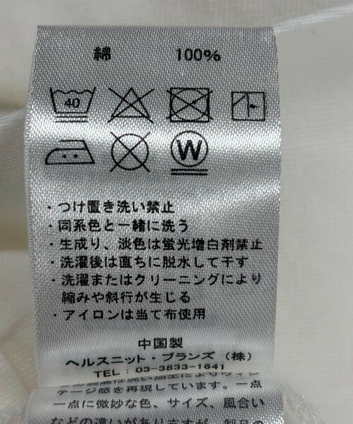 SHIPS / シップス Tシャツ | 【SHIPS any別注】Healthknit:〈洗濯機可能〉エンブロイダリー クロップド TEE | 詳細12