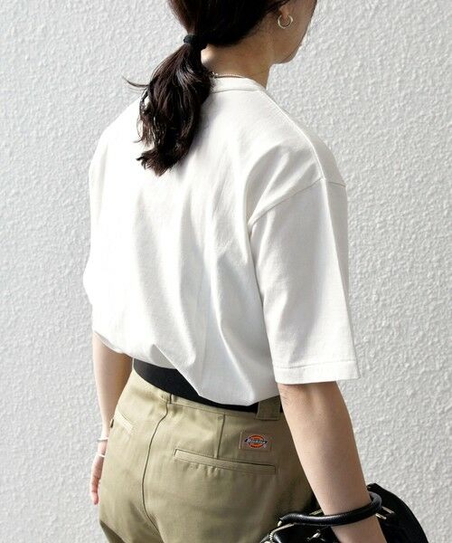 SHIPS / シップス Tシャツ | 【SHIPS any別注】Healthknit:〈洗濯機可能〉エンブロイダリー クロップド TEE | 詳細5