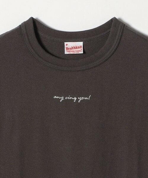 SHIPS / シップス Tシャツ | 【SHIPS any別注】Healthknit:〈洗濯機可能〉エンブロイダリー クロップド TEE | 詳細22