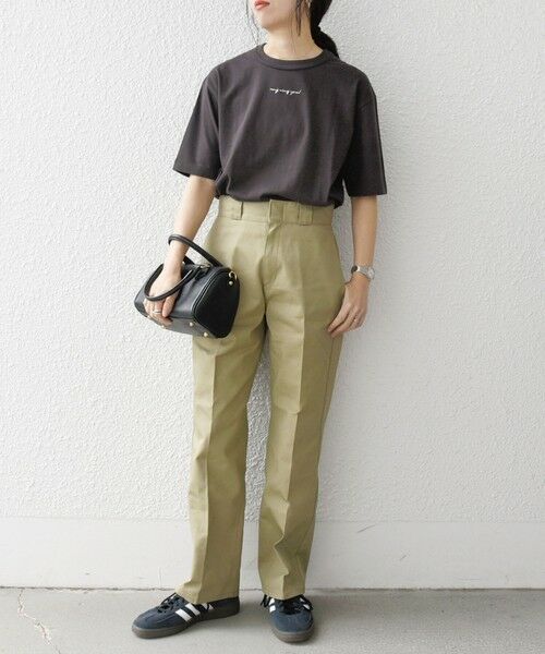 SHIPS / シップス Tシャツ | 【SHIPS any別注】Healthknit:〈洗濯機可能〉エンブロイダリー クロップド TEE | 詳細13