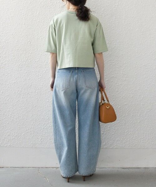 SHIPS / シップス Tシャツ | 【SHIPS any別注】Healthknit:〈洗濯機可能〉エンブロイダリー クロップド TEE | 詳細29