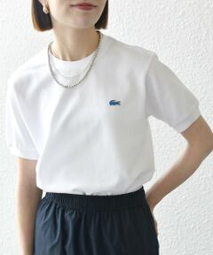 SHIPS / シップス Tシャツ | 【SHIPS any別注】LACOSTE:〈洗濯機可能〉PIQUE クルーネック Tシャツ 25SS