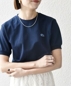SHIPS / シップス Tシャツ | 【SHIPS any別注】LACOSTE:〈洗濯機可能〉PIQUE クルーネック Tシャツ 25SS