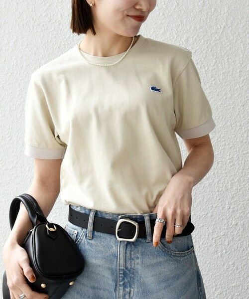 SHIPS / シップス Tシャツ | 《一部追加予約》【SHIPS any別注】LACOSTE:〈洗濯機可能〉PIQUE クルーネック Tシャツ 26SS | 詳細16