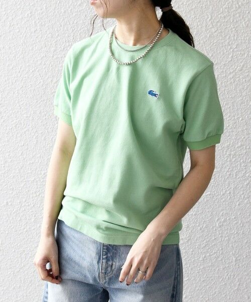 SHIPS / シップス Tシャツ | 【SHIPS any別注】LACOSTE:〈洗濯機可能〉PIQUE クルーネック Tシャツ 25SS | 詳細14