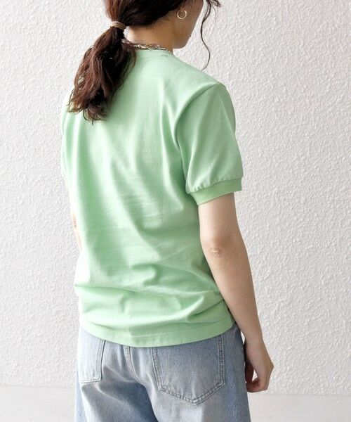 SHIPS / シップス Tシャツ | 【SHIPS any別注】LACOSTE:〈洗濯機可能〉PIQUE クルーネック Tシャツ 25SS | 詳細16