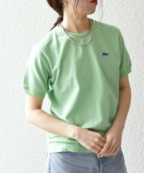 SHIPS / シップス Tシャツ | 【SHIPS any別注】LACOSTE:〈洗濯機可能〉PIQUE クルーネック Tシャツ 25SS | 詳細17