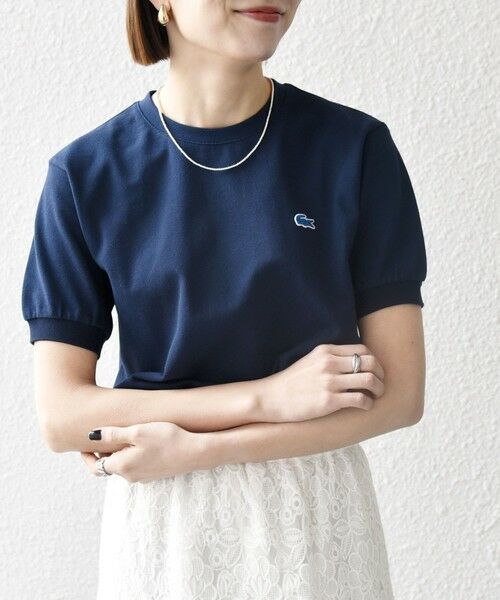 SHIPS / シップス Tシャツ | 【SHIPS any別注】LACOSTE:〈洗濯機可能〉PIQUE クルーネック Tシャツ 25SS | 詳細22