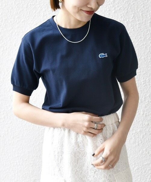 SHIPS / シップス Tシャツ | 【SHIPS any別注】LACOSTE:〈洗濯機可能〉PIQUE クルーネック Tシャツ 25SS | 詳細28