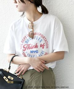 SHIPS / シップス Tシャツ | GOOD ROCK SPEED:〈洗濯機可能〉NYC ラウンド ロゴ プリント TEE