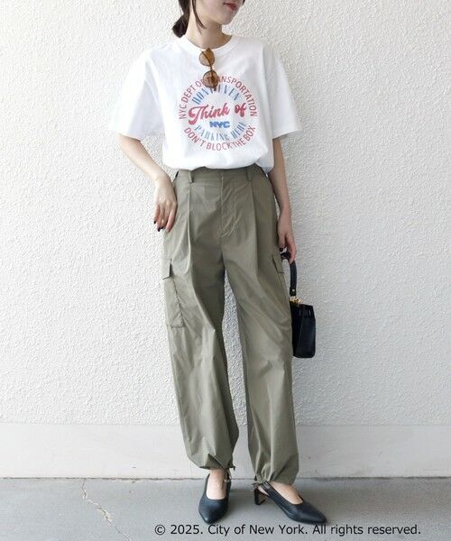 SHIPS / シップス Tシャツ | GOOD ROCK SPEED:〈洗濯機可能〉NYC ラウンド ロゴ プリント TEE | 詳細1