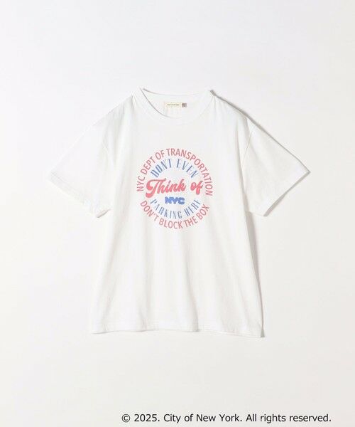 SHIPS / シップス Tシャツ | GOOD ROCK SPEED:〈洗濯機可能〉NYC ラウンド ロゴ プリント TEE | 詳細8