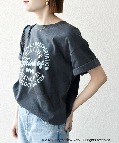 SHIPS / シップス Tシャツ | GOOD ROCK SPEED:〈洗濯機可能〉NYC ラウンド ロゴ プリント TEE | 詳細13